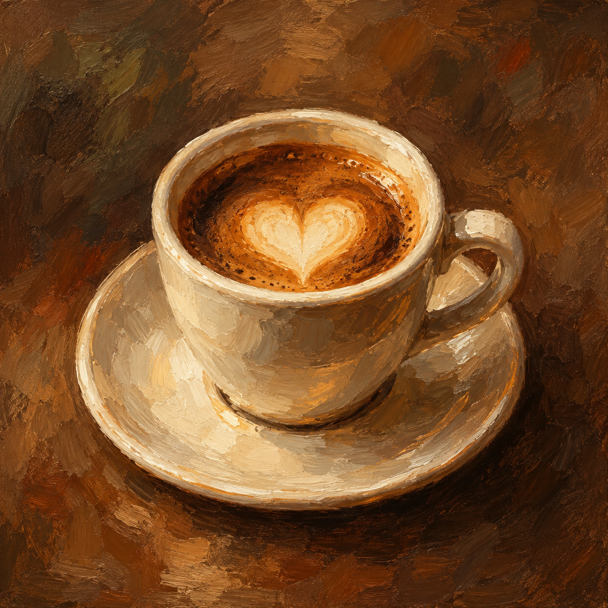 Oil painting profile picture style